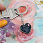 Mommy You are the World - Graphic Heart Keychain