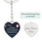 My Love -Mother's Day Graphic Heart Keychain
