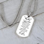My Son - Best Thing - Dog Tag - Military Ball Chain