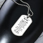 My Son - Best Thing - Dog Tag - Military Ball Chain