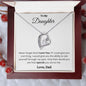 To My Daughter - One Thing - Forever Love Necklace