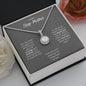 To My Step Mother - Love - Eternal Hope Necklace