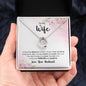 To My Wife - On My Mind - Lucky In Love Necklace