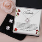 To My Soulmate - Precious - Love Knot Earring & Necklace Set