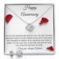 Happy Anniversary - Precious - Love Knot Earring & Necklace Set