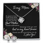 To My Mom - Moments With You - Love Knot Earring & Necklace Set