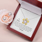 To My Sister - Memories - Love Knot Earring & Necklace Set