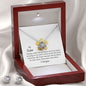 To My Sister - Memories - Love Knot Earring & Necklace Set