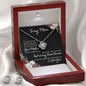 To My Mom - Moments With You - Love Knot Earring & Necklace Set