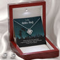 To My Better Half - Now And Forever - Love Knot Earring and Necklace Set