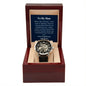 To My Man - More Time - Men's Openwork Watch