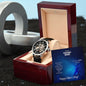 To My Fishing Dad Men's Openwork Watch