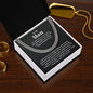 To My Man - Perfect - Cuban Link Chain
