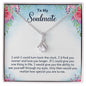 To My Soulmate - Turn Back The Clock - Ribbon Shaped Pendant