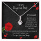 To My Gorgeous Wife - Love Forever - Alluring Beauty Necklace