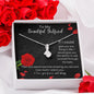 To My Beautiful Girlfriend - I Adore You -  Alluring Beauty Necklace