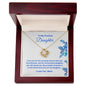 To My Precious Daughter - Love Knot Necklace