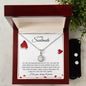 To My Soulmate - Forever - Eternal Hope Necklace and Cubic Zirconia Earring Set