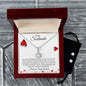 To My Soulmate - Forever - Eternal Hope Necklace and Cubic Zirconia Earring Set