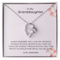 To My Granddaughter - Remember - Forever Love Necklace