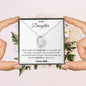 To My Daughter - One Thing - Forever Love Necklace