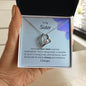 To My Sister - By My Side - Forever Love Necklace