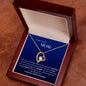 To My Caring Mom - My Rock - Forever Love Necklace