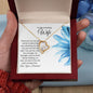 To My Amazing Wife - My Rock - Forever Love Necklace